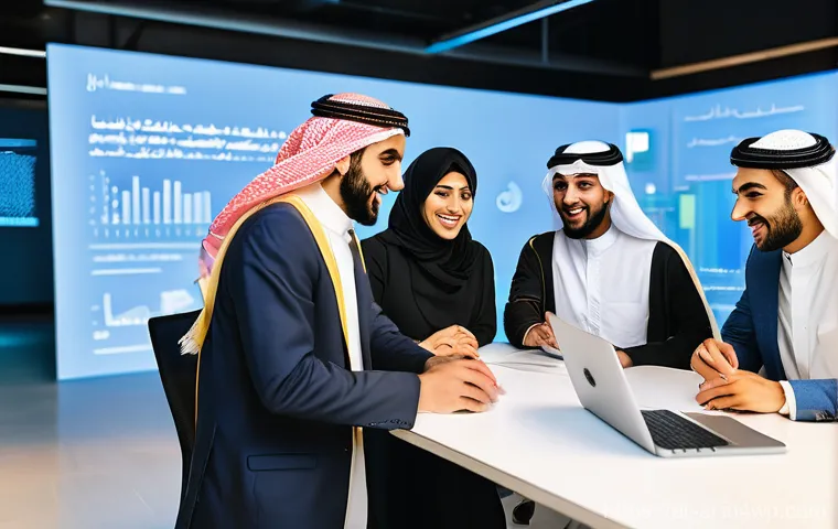 AI와의 협업에서의 문화적 차이 극복 - An ethereal and dignified image of an elderly Arab scholar (either a man in a classic thobe or a wom...