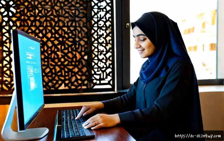 인간 AI 협업을 통한 혁신적 결과 도출 방법 - Photorealistic modern innovation workshop in a Gulf Arab city, an Arab woman engineer wearing a mode...